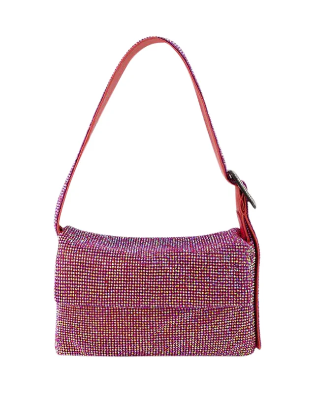 Vitty Mignon Hobo Bag - Benedetta Bruzziches - Pink - Strass