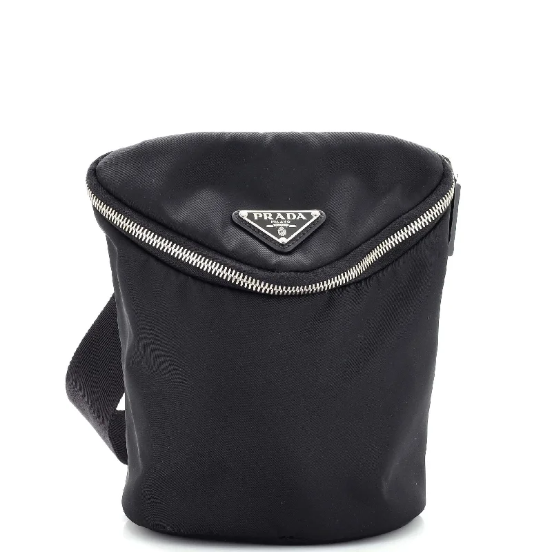 Zipped Triangle Crossbody Bag Re-Nylon